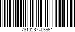 Código de barras (EAN, GTIN, SKU, ISBN): '7613267405551'
