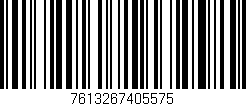 Código de barras (EAN, GTIN, SKU, ISBN): '7613267405575'