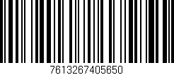 Código de barras (EAN, GTIN, SKU, ISBN): '7613267405650'