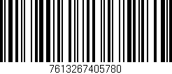 Código de barras (EAN, GTIN, SKU, ISBN): '7613267405780'
