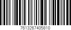 Código de barras (EAN, GTIN, SKU, ISBN): '7613267405810'