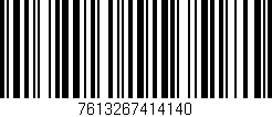 Código de barras (EAN, GTIN, SKU, ISBN): '7613267414140'