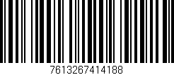 Código de barras (EAN, GTIN, SKU, ISBN): '7613267414188'