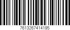 Código de barras (EAN, GTIN, SKU, ISBN): '7613267414195'