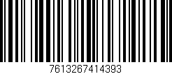 Código de barras (EAN, GTIN, SKU, ISBN): '7613267414393'