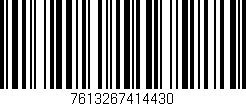 Código de barras (EAN, GTIN, SKU, ISBN): '7613267414430'