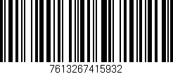 Código de barras (EAN, GTIN, SKU, ISBN): '7613267415932'
