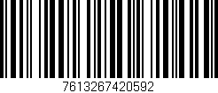 Código de barras (EAN, GTIN, SKU, ISBN): '7613267420592'