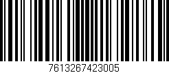 Código de barras (EAN, GTIN, SKU, ISBN): '7613267423005'