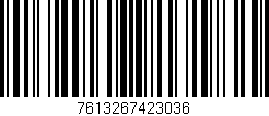 Código de barras (EAN, GTIN, SKU, ISBN): '7613267423036'