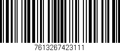 Código de barras (EAN, GTIN, SKU, ISBN): '7613267423111'