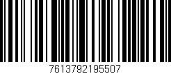Código de barras (EAN, GTIN, SKU, ISBN): '7613792195507'