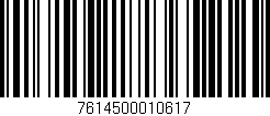 Código de barras (EAN, GTIN, SKU, ISBN): '7614500010617'