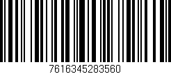 Código de barras (EAN, GTIN, SKU, ISBN): '7616345283560'