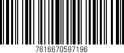Código de barras (EAN, GTIN, SKU, ISBN): '7616670597196'