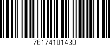 Código de barras (EAN, GTIN, SKU, ISBN): '76174101430'