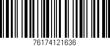 Código de barras (EAN, GTIN, SKU, ISBN): '76174121636'