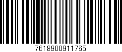 Código de barras (EAN, GTIN, SKU, ISBN): '7618900911765'