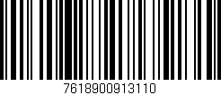 Código de barras (EAN, GTIN, SKU, ISBN): '7618900913110'