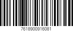 Código de barras (EAN, GTIN, SKU, ISBN): '7618900916081'
