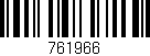 Código de barras (EAN, GTIN, SKU, ISBN): '761966'