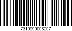 Código de barras (EAN, GTIN, SKU, ISBN): '7619990006287'