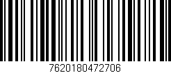 Código de barras (EAN, GTIN, SKU, ISBN): '7620180472706'