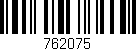 Código de barras (EAN, GTIN, SKU, ISBN): '762075'