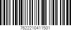 Código de barras (EAN, GTIN, SKU, ISBN): '7622210411501'
