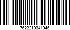 Código de barras (EAN, GTIN, SKU, ISBN): '7622210641946'