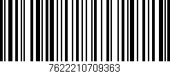 Código de barras (EAN, GTIN, SKU, ISBN): '7622210709363'