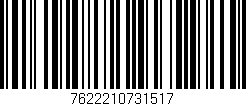 Código de barras (EAN, GTIN, SKU, ISBN): '7622210731517'