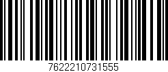 Código de barras (EAN, GTIN, SKU, ISBN): '7622210731555'