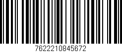 Código de barras (EAN, GTIN, SKU, ISBN): '7622210845672'