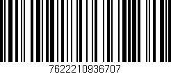 Código de barras (EAN, GTIN, SKU, ISBN): '7622210936707'