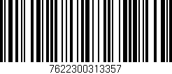 Código de barras (EAN, GTIN, SKU, ISBN): '7622300313357'
