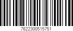 Código de barras (EAN, GTIN, SKU, ISBN): '7622300515751'