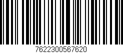 Código de barras (EAN, GTIN, SKU, ISBN): '7622300567620'