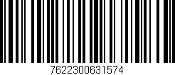 Código de barras (EAN, GTIN, SKU, ISBN): '7622300631574'
