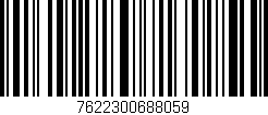 Código de barras (EAN, GTIN, SKU, ISBN): '7622300688059'