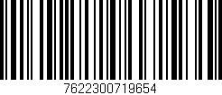 Código de barras (EAN, GTIN, SKU, ISBN): '7622300719654'