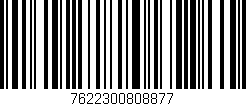 Código de barras (EAN, GTIN, SKU, ISBN): '7622300808877'