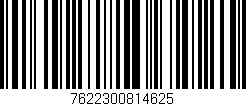 Código de barras (EAN, GTIN, SKU, ISBN): '7622300814625'