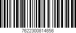 Código de barras (EAN, GTIN, SKU, ISBN): '7622300814656'