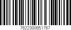 Código de barras (EAN, GTIN, SKU, ISBN): '7622300851767'