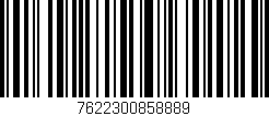 Código de barras (EAN, GTIN, SKU, ISBN): '7622300858889'