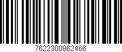 Código de barras (EAN, GTIN, SKU, ISBN): '7622300862466'
