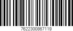 Código de barras (EAN, GTIN, SKU, ISBN): '7622300867119'
