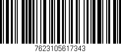 Código de barras (EAN, GTIN, SKU, ISBN): '7623105617343'