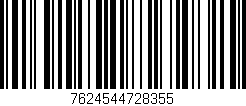 Código de barras (EAN, GTIN, SKU, ISBN): '7624544728355'